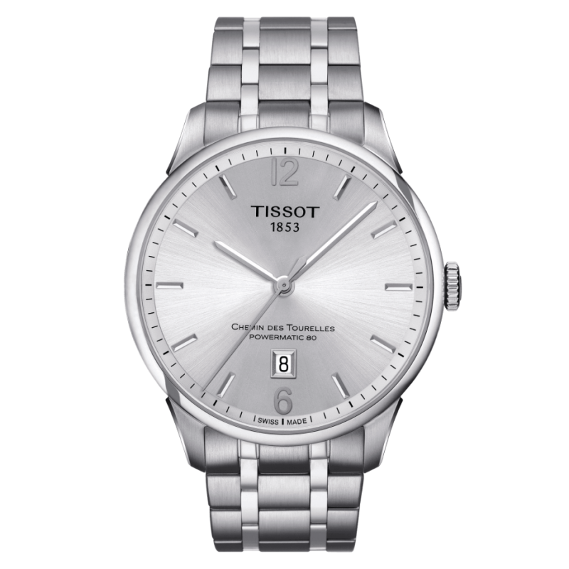 Zegarek męski Tissot Chemin des Tourelles Powermatic 80 T099.407.11.037.00