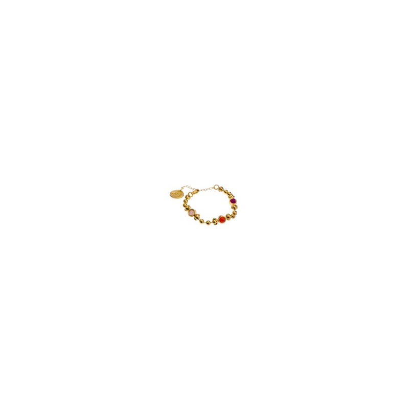 Srebrna bransoleta pozłacana 24 karatowym złotem.
